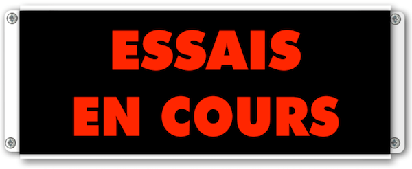 afficheur lumineux de signalisation essais en cours